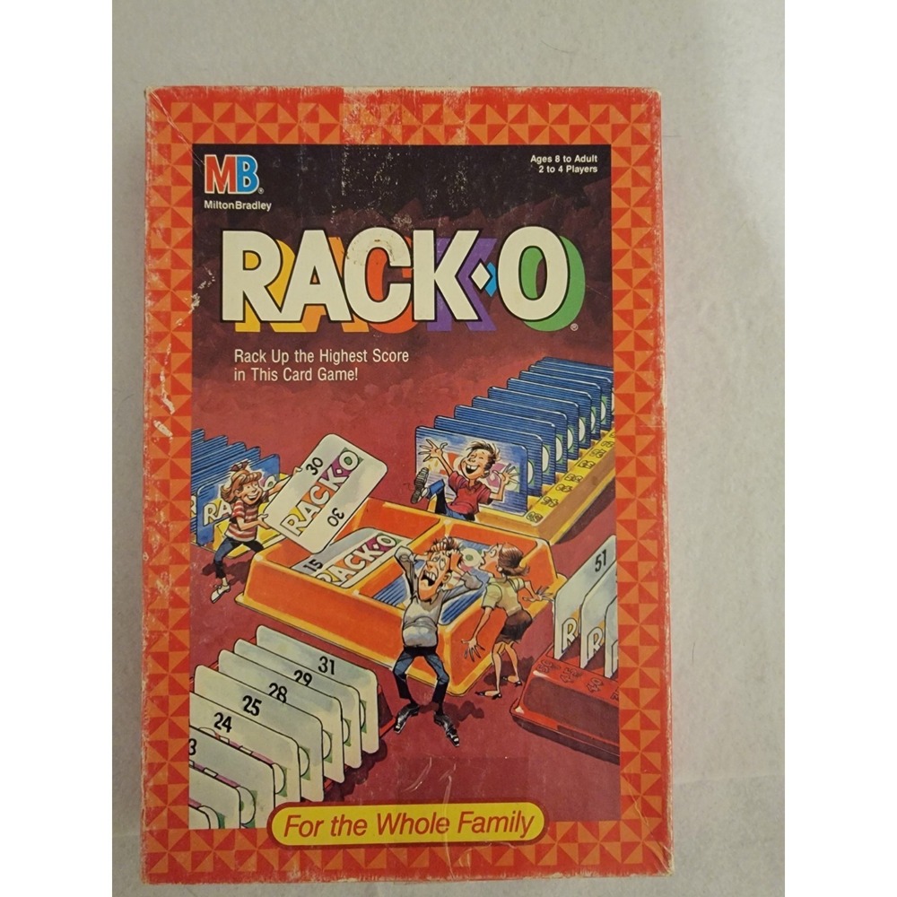 Rack-O Vintage 1992 Card‎ Number Board Game Parker Brothers
